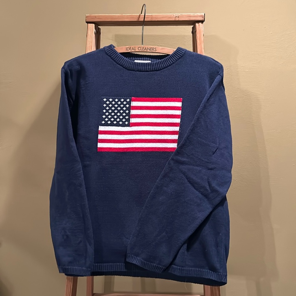 Blue American Flag Sweater (L)